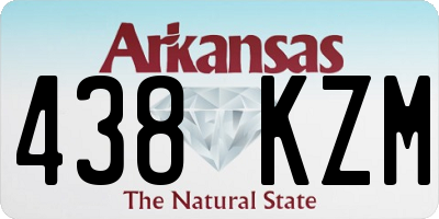 AR license plate 438KZM