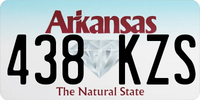 AR license plate 438KZS