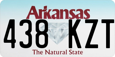 AR license plate 438KZT