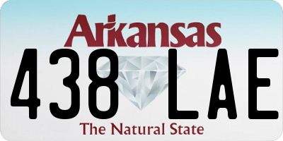 AR license plate 438LAE