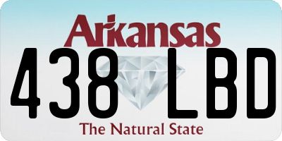 AR license plate 438LBD