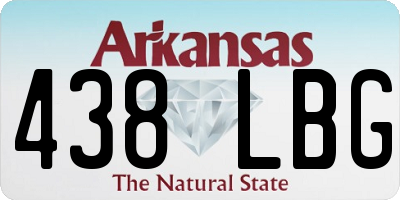 AR license plate 438LBG
