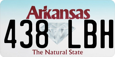 AR license plate 438LBH