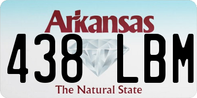 AR license plate 438LBM