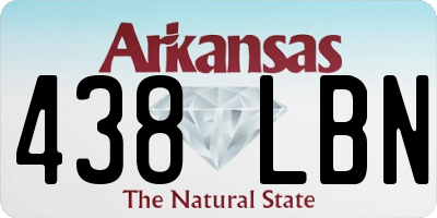 AR license plate 438LBN