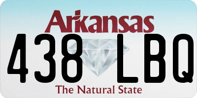 AR license plate 438LBQ