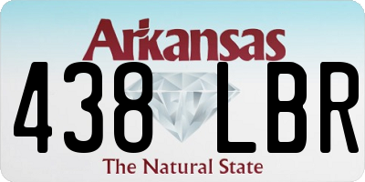 AR license plate 438LBR