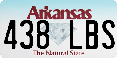 AR license plate 438LBS