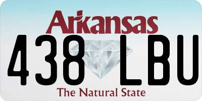 AR license plate 438LBU