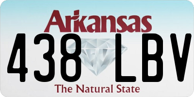 AR license plate 438LBV