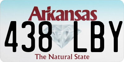 AR license plate 438LBY