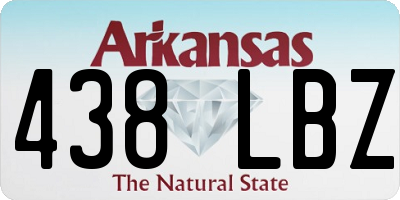 AR license plate 438LBZ