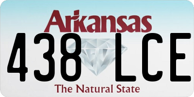 AR license plate 438LCE