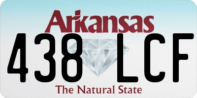 AR license plate 438LCF