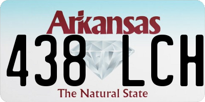AR license plate 438LCH