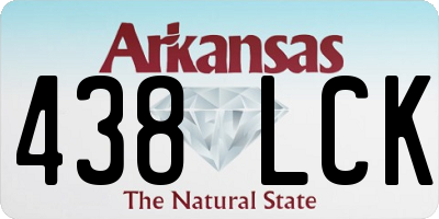 AR license plate 438LCK