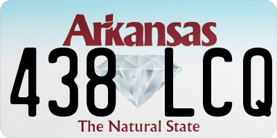 AR license plate 438LCQ