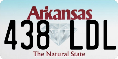 AR license plate 438LDL