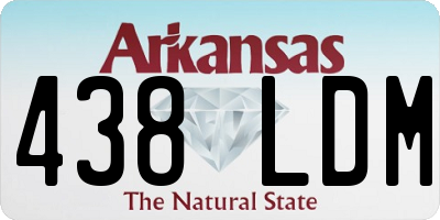 AR license plate 438LDM