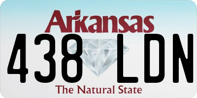 AR license plate 438LDN