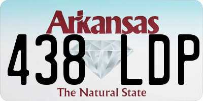 AR license plate 438LDP