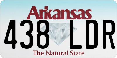 AR license plate 438LDR