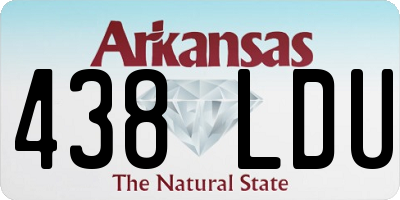 AR license plate 438LDU