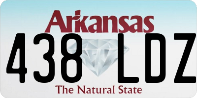 AR license plate 438LDZ