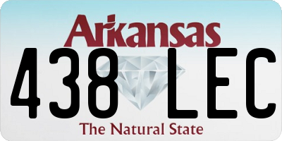 AR license plate 438LEC