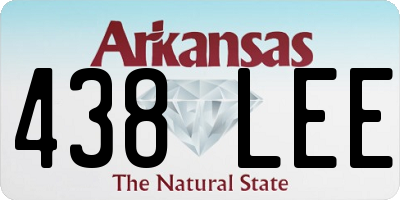 AR license plate 438LEE