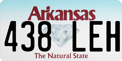 AR license plate 438LEH