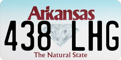 AR license plate 438LHG