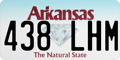 AR license plate 438LHM