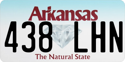 AR license plate 438LHN