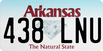 AR license plate 438LNU