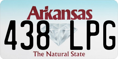AR license plate 438LPG