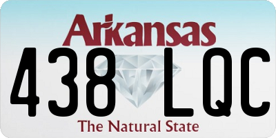 AR license plate 438LQC