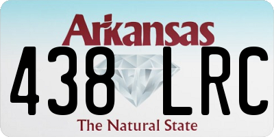 AR license plate 438LRC