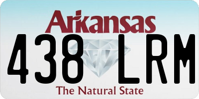AR license plate 438LRM