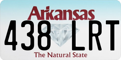 AR license plate 438LRT