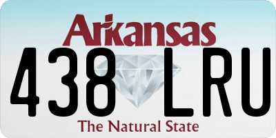 AR license plate 438LRU