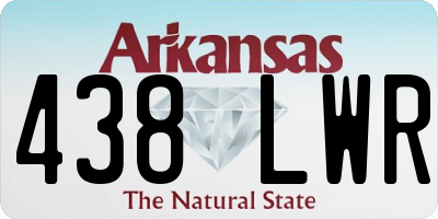 AR license plate 438LWR
