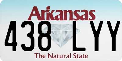 AR license plate 438LYY