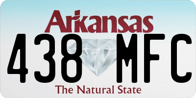 AR license plate 438MFC