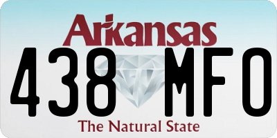 AR license plate 438MFO