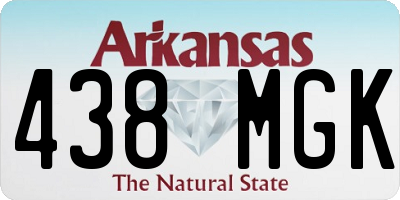 AR license plate 438MGK