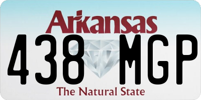 AR license plate 438MGP