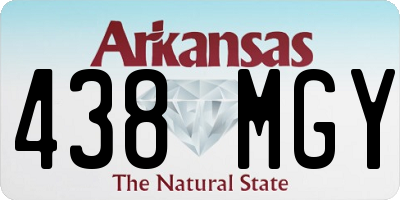 AR license plate 438MGY