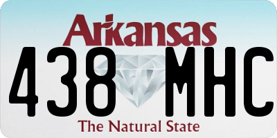AR license plate 438MHC