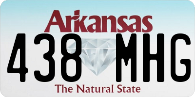 AR license plate 438MHG